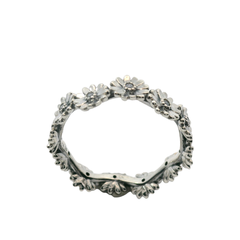 Genuine PANDORA 198799C01 Sparkling Daisy Flower Crown Ring Size 18.5 | P1/2 - Q1/2 | 58