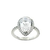 Genuine PANDORA 196251CZ Sparkling Teardrop Halo Ring Size 15.3 | 4.5 | H1/2 - I1/2 | 48