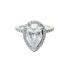 Genuine PANDORA 196251CZ Sparkling Teardrop Halo Ring Size 15.3 | 4.5 | H1/2 - I1/2 | 48