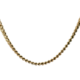 24" Pre-owned 9CT Rose Gold Roller Ball Chain Necklace (43g)
