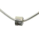 Genuine PANDORA 792003ENMX Festive Santa's Home Grotto Charm Only