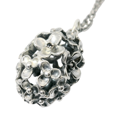 Genuine RARE PANDORA 390330NCK Wanda's Garden II Openwork Floral Necklace 90cm/35in