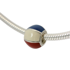 Genuine PANDORA 791146ENMX Sterling Silver Beach Ball Enamel Bead Only