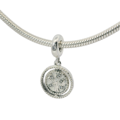 Genuine PANDORA 797786CZ Sterling Silver Spinning Tree of Life Charm Only