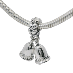 Genuine PANDORA 791230 Silver Bells Dangle Charm Only