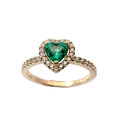 Genuine PANDORA 188421C03 ALE MET Sparkling Elevated Heart Ring Size 50 | 16 | 5 | J-K