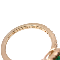 Genuine PANDORA 188421C03 ALE MET Sparkling Elevated Heart Ring Size 50 | 16 | 5 | J-K