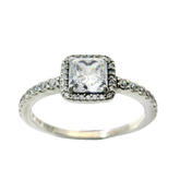 Genuine PANDORA 198863C01-60 Square Sparkle Halo Ring Size 60 | 19 | 9 | R1/2 - S