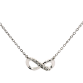 Genuine PANDORA 398821C01-50 Sparkling Infinity Collier Necklace 50cm Chain