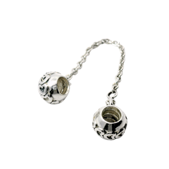 Genuine PANDORA 792059 8cm Love Always Safety Chain