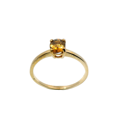 9CT Pre-owned Ladies Elegant Stone Set Ring Size P