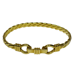 6.5" Pre-owned 9CT Double Hook & Loop Bracelet