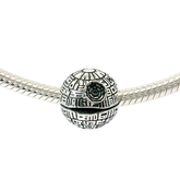Genuine PANDORA 799513C00 Star Wars Death Star Clip Charm Only