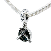 Genuine PANDORA 799252C01 Star Wars Lightsaber Blue Red Charm Only