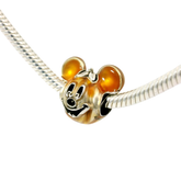 Genuine PANDORA Disney 799599C01 Mickey Mouse Pumpkin Charm Only