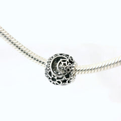 Genuine PANDORA 799183C00 Sun, Stars & Moon Openwork Charm Only