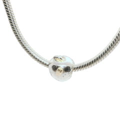 Genuine PANDORA 790168 Sterling Silver and 14k Apple with Work Charm Only