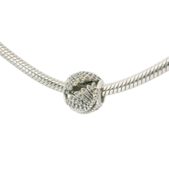 Genuine PANDORA 791749CZ Majestic Feathers Slide Bead Only