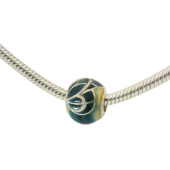 Genuine PANDORA 797886ENMX Butterfly Wing Blue Enamel Charm Only