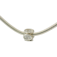 Genuine PANDORA 790311CZ Clear Oval Lights Charm Only