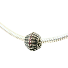 Genuine PANDORA 790545CZS Silver Show Stopper Pink CZ Bead Only