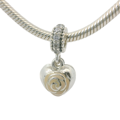 Genuine PANDORA 791528EN40 Mother & Friend Flower Dangle Charm Only