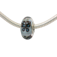 Genuine PANDORA 791622 Blue Butterfly Kisses Murano Charm Only