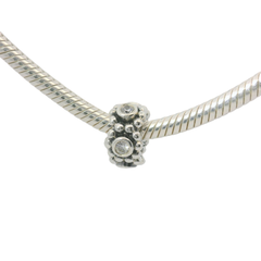 Genuine PANDORA 791122CZ Her Majesty Spacer with Clear Zirconia Only