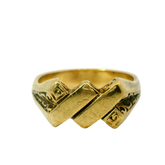 9CT Pre-owned Signet Ring (Size V)