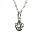 Genuine PANDORA 791376 Silver Noble Splendor Crown Dangle Bead Charm Only
