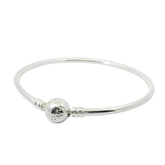 Genuine PANDORA 590713 Moments Bangle 17 - 18 cm Bracelet Size 19