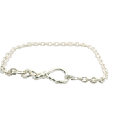 Genuine PANDORA 598911C00 Chunky Infinity Knot Chain Bracelet 27cm