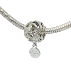 Genuine PANDORA 798814C00 Openwork Dragonfly Love Animal Charm Only