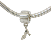 Genuine PANDORA 790349 14K Two Tone Gold Stiletto Shoe Dangle Charm Only