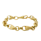 6.5" New 9CT Kids Tulip Bracelet (15.1g)