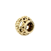 Genuine PANDORA 750458 14K G585 Yellow Gold Gilded Cage Charm Bead Only