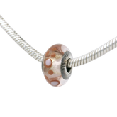 Genuine PANDORA 790694 Pink Bubbles Murano Glass Bead Only