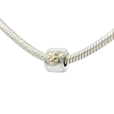 Genuine PANDORA 790140 Two Tone 14ct Gold & Silver Daisy Clip Only