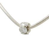 Genuine PANDORA 790311CZ Clear Oval Lights Charm Only