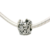 Genuine PANDORA 791580CZ Sterling Silver Disney Princess Crown Charm Only