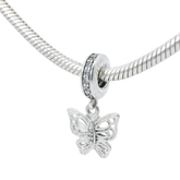 Genuine PANDORA 791255CZ Charm Love Takes Flight Dangle Only