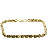 7" Pre-owned 9CT Rope Bracelet (2.6g)
