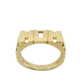 9CT Pre-owned Mum Ring (Size Q)