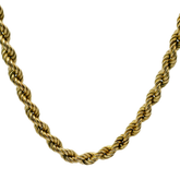 18" Pre-owned 9CT Rope Necklace (6.9g)