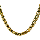 26" Pre-owned 9CT Roller Ball Chain (77.5g)