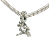 Genuine PANDORA 792826C01 Magical Christmas Reindeer Dangle Charm Only