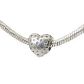 Genuine PANDORA 791241CZ Sparkling Heart Charm Only