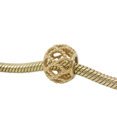 Genuine PANDORA 750815 14ct G585 Gold Openwork Wanderlust Charm Only