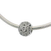 Genuine PANDORA 796271CZ Cascading Glamour Teardrop Charm Only