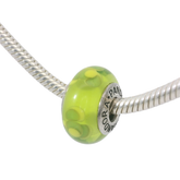 Genuine PANDORA 790648 Flowers For You Lime Green Glass Bead Only